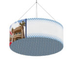 Hanging Fabric Ring Sign - Image 2